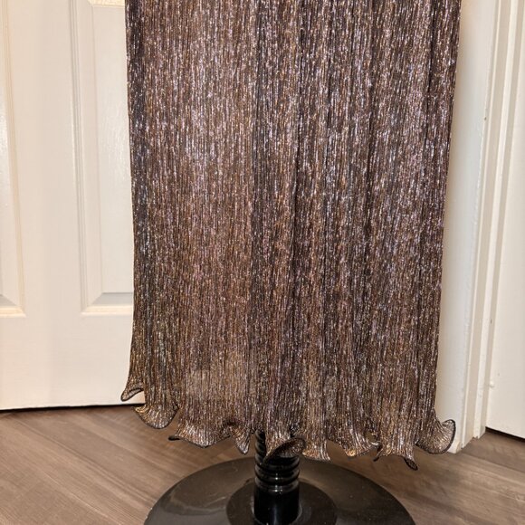 Queenia metallic shimmery party dress, size small NWT - Picture 4 of 7